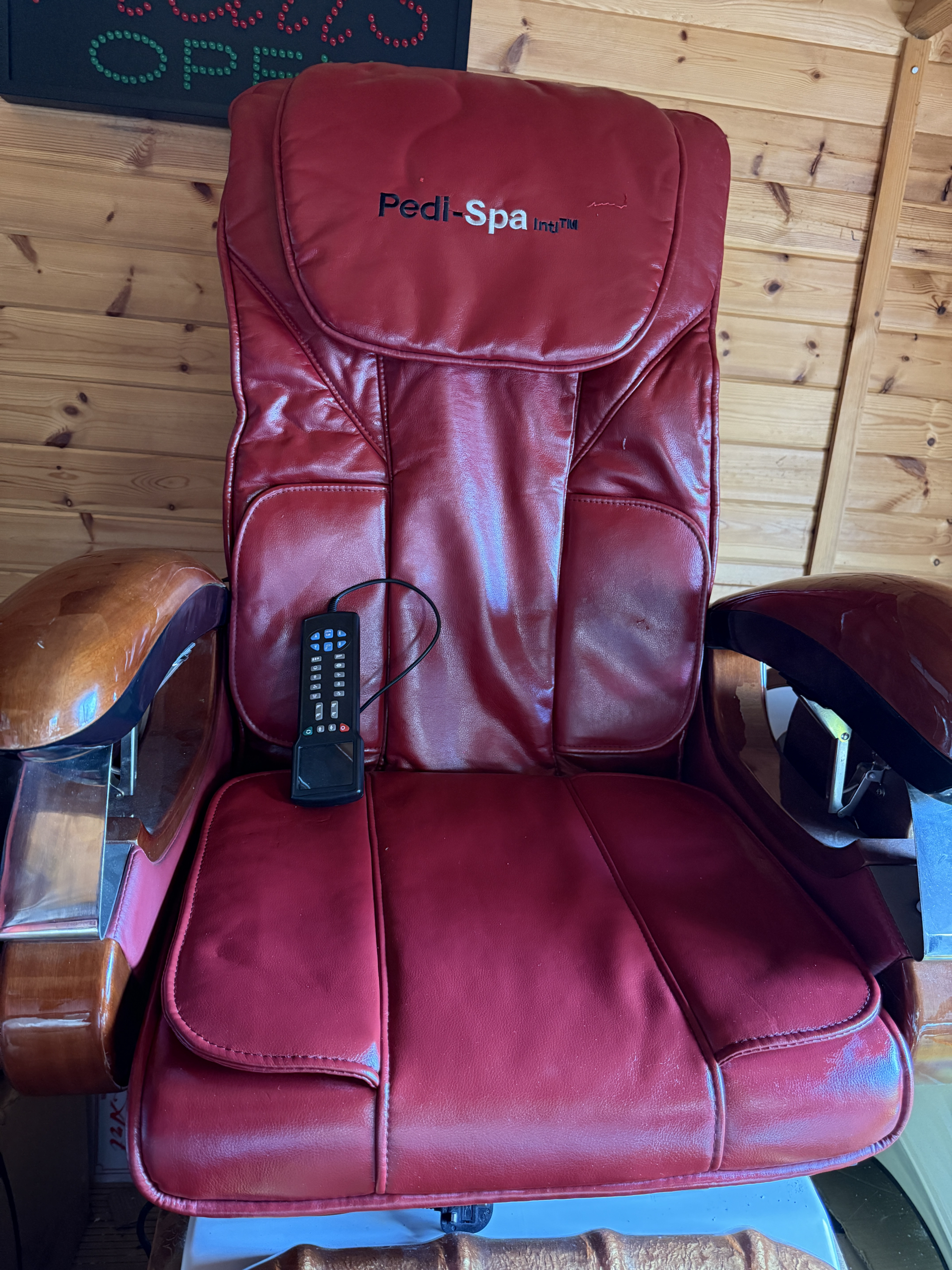 Spa  Pedicure Massage Chair  RED from PARKSITE import