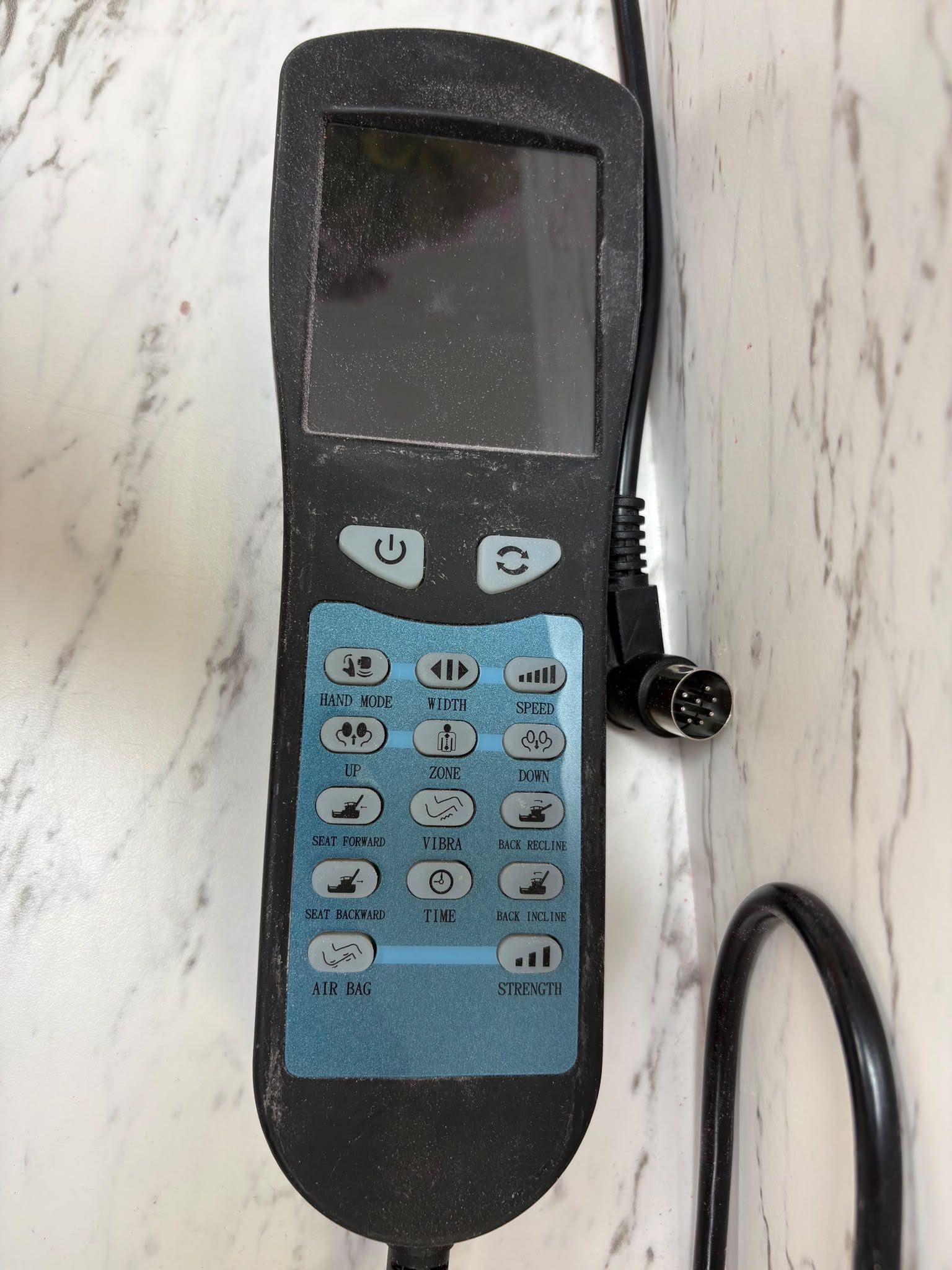 Massage Chair Remote Control 8 Pin Blue color model